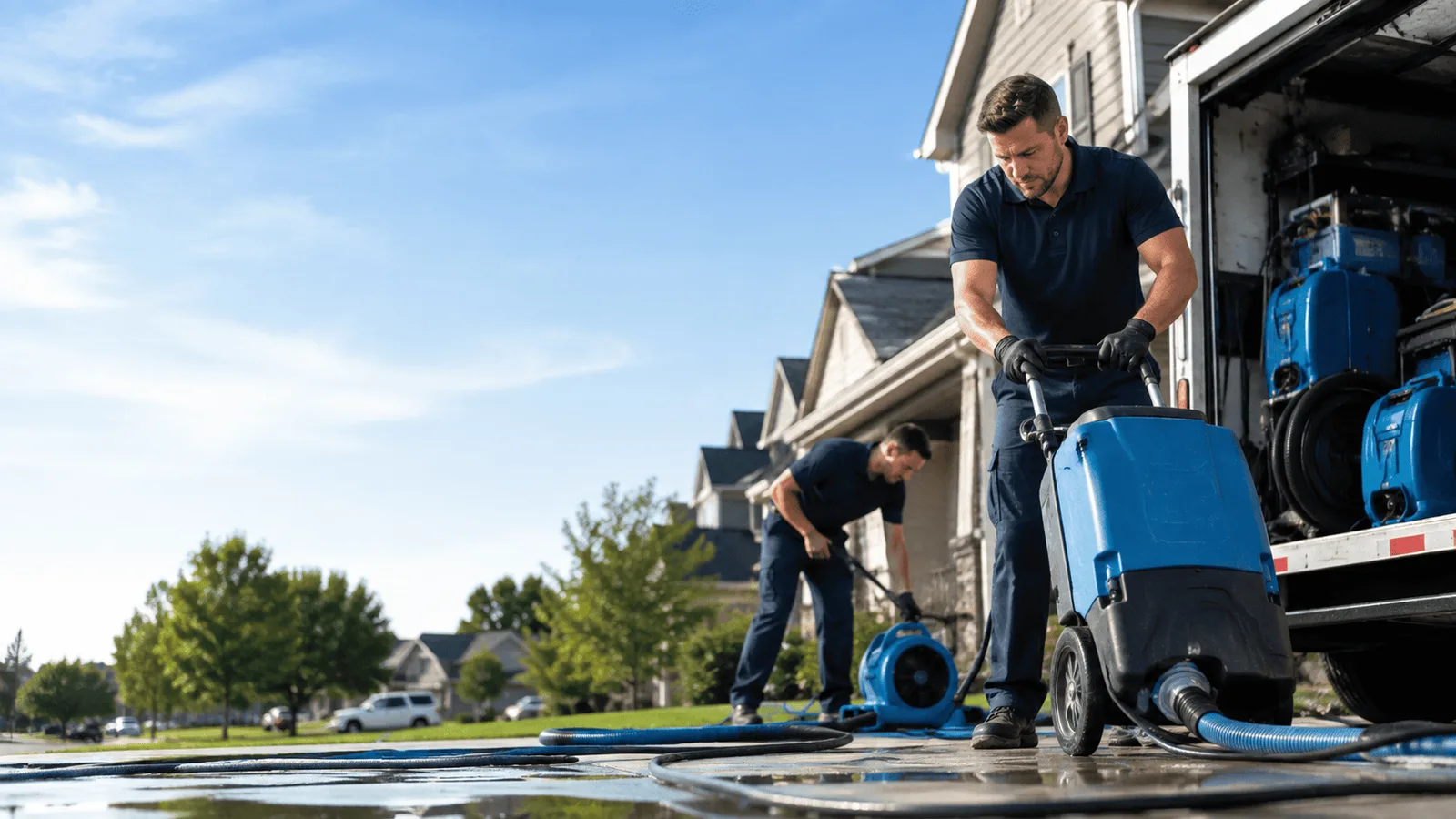 Dehumidification being performed in Freeburg, PA